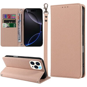 MINIKA ��Phone16Pro �P�[�X �蒠�^ �X�g���b�v�t�� �������U�[ iPhone 16 Pro �p �P�[�X �蒠�^ iPhone16�v�� �p �g�уJ�o�[ �ϏՌ� ������� �X�}�z�P�[�X �J�[�h���[ ���u���X�^���h�@�\ �����}�O�l�b