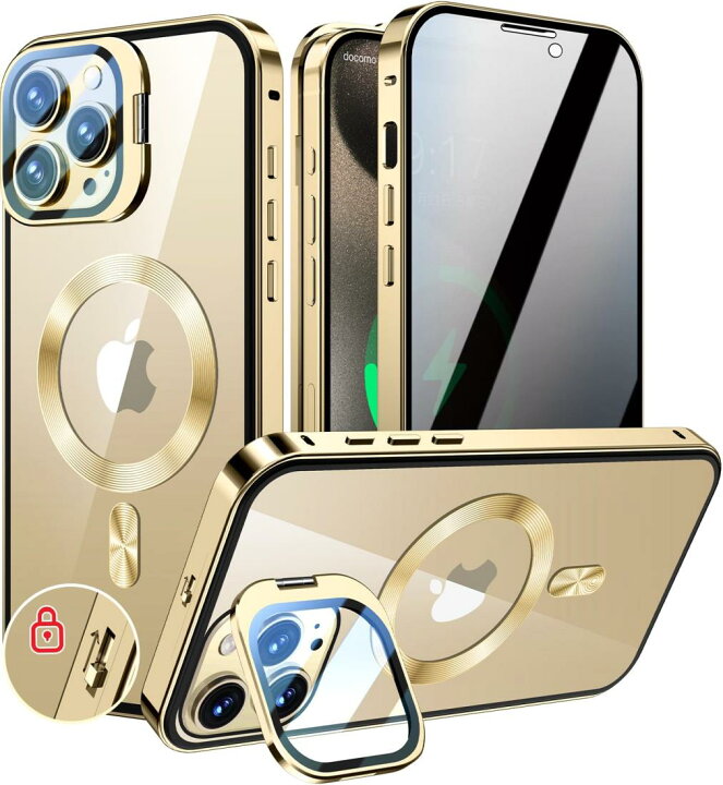 楽天市場】KELLCASE【カメラレンズ保護・スタンド+覗き見防止+MagSafe 