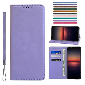 Xperia 5 II �P�[�X �蒠�^ ����PU���U�[ �\�j�[ Xperia 5 II �J�o�[ SO-52A �P�[�X SOG02 �P�[�X �G�N�X�y���A5 II �J�o�[ �ϏՌ� ��v �����}�O�l�b�g�J�� �x���g�Ȃ� �X�}�z�P�[�X ������� �J�[�h�|