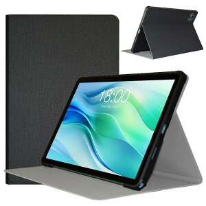 For Teclast P50/P50S �P�[�X Kluso ���y�� �ɔ� ����PU ���U�[ �J�� �X�^���h �X�}�[�g�P�[�X �X�^���h �@�\ �X�}�[�g�J�o�[ �[�d�Ή� Teclast P50S/P50 �Ή� (�u���b�N)