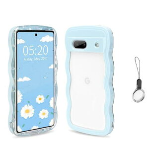 HILEGENER Google Pixel 8A ���킢�� �P�[�X �g��t���[�� ���˂��� �ϏՌ� �O�[�O�� �s�N�Z��8A 6.1�C���`�p����~�� �X�}�z�P�[�X�E�F�[�u �f�U�C�� ��Ƀt�B�b�g �X�}�z�J�o�[ �؍� ���� �����p 