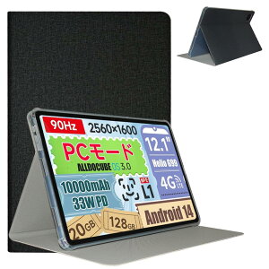 For Alldocube iPlay60 Pad Pro P[X Kluso y ɔ PU U[ J X^h X}[gP[X X^h @\ X}[gJo[ [dΉ iPlay 60 Pad Pro 12.1C` Ή (ubN)