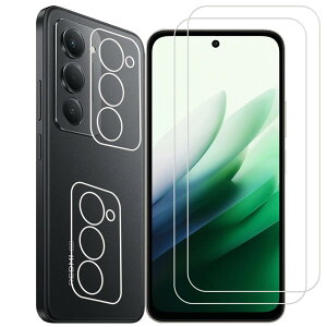 HKKAIS�y2+2���Z�b�g�z���{���Ɏq�̗p Redmi 15 5G �p �K���X�t�B���� �J�����t�B���� ���� �K���X �t�� �ی� �t�B����