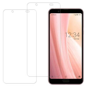 HKKAIS aquos sense3 �t�B�����y2���Z�b�g�z���{���Ɏq�̗p AQUOS Sense3 Basic SHV48 / Android One S7 �p �K���X�t�B���� ���� �K���X �t�� �ی� �t�B����
