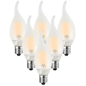 ZYYRSS VfAd LED 6W E17 GW\d [\N^ 60W` 720lm Ód 2700K dF KX̍ގ Ή VfA XC^ ȃGl PSEF؍ς 6 (E17, d