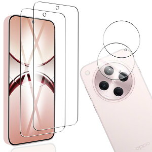 �Ή� OPPO Find X8 �K���X�t�B���� 2�� + �Ή� OPPO Find X8 �����Y�ی�t�B���� 2�� �Ή� OPPO Find X8 �p�̃t�B���� �t���ی�t�B���� �S�ʕی� �ϏՌ� �ɔ� �C�A�[�� �w��h�~�y�����Y�ی�t�B����*2+