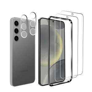 �Ή� 2�� Galaxy S25 plus 5G �X�N���[���K���X�t�B���� �M�����N�V�[ s25 plus 5G��p�ی�t�B���� + 2�� Galaxy S25 plus 5G �J���� �t�B���� �����K���X �t���ی�t�B���� S25 plus 5G�Ή� ���p�t�B���� ����