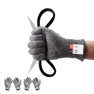 [ZIRAIFEN] hn R 2o ϐؑn  ؂Ȃ S  ϖ ~ h p H | Lv hn5 O[u (Cut Resistant Gloves-2o, XL)