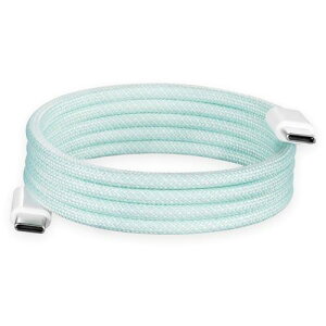 USB-C & USB-C P[u 1m }Olbg ^CvC [dP[u 60W PDΉ }[d f[^] C h~ fh~ iPhone 15AMacBook ProAMatebookAiPadAXperiaAGalaxyType-c@Ή(1m,Green)