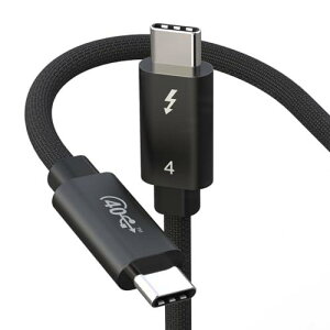 Thunderbolt 4 P[u ubN 0.3m 240W}[d 8KΉ 40 Gbps f[^] Type-C &Type-C P[u USB-C & USB-C MacBook/iPad/Air/iphone15ȂǑΉ(0.3mj
