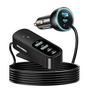 ROCOREN VK[\Pbg USB C J[`[W[  6Av105Wy PD30W & QC3.0}[d 㕔ȓgp 6|[gFType-C|[g3+USB A|[g3 z12V/24V ԍڏ[d ԗpi  [d Nbv 