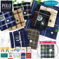 POLO BCS ブランド ハンカチ ポロ ブリティッシュ カントリー スピリット メンズ チェック 刺繍入り ミニ…