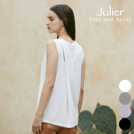 ジュリエ julier ヨガウェア トップス タンクトップ Tシャツ レディース ライトプライムノースリーブプルオーバー B1962JUB045 ヨガ ピラティス ウェア おしゃれ かわいい ストレッチ 吸水速乾 ロング丈 2026年 春夏 新作
