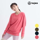 テジャス tejas ヨガウェア トップス 長袖 レディース カリヤーナトップス tl252184 フリーサイズ ゆったり 体型カバー ドルマン ピラティスウェア リラックスウェア おしゃれ かわいい 2025年 秋冬 新作