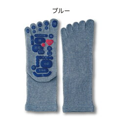 TSUBOレシピ靴下ソックスつぼマップ日本製5本指メンズレディース足つぼマッサージ