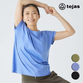 テジャス セール ヨガウェア トップス Tシャツ 半袖 ユニセックス サマージャT samaja-T スタイルアップ おしゃれ シンプル