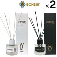 選べる2点セット GONESH ガーネッシュ ディフューザー リードディフューザー スティック ガラスボトル no…