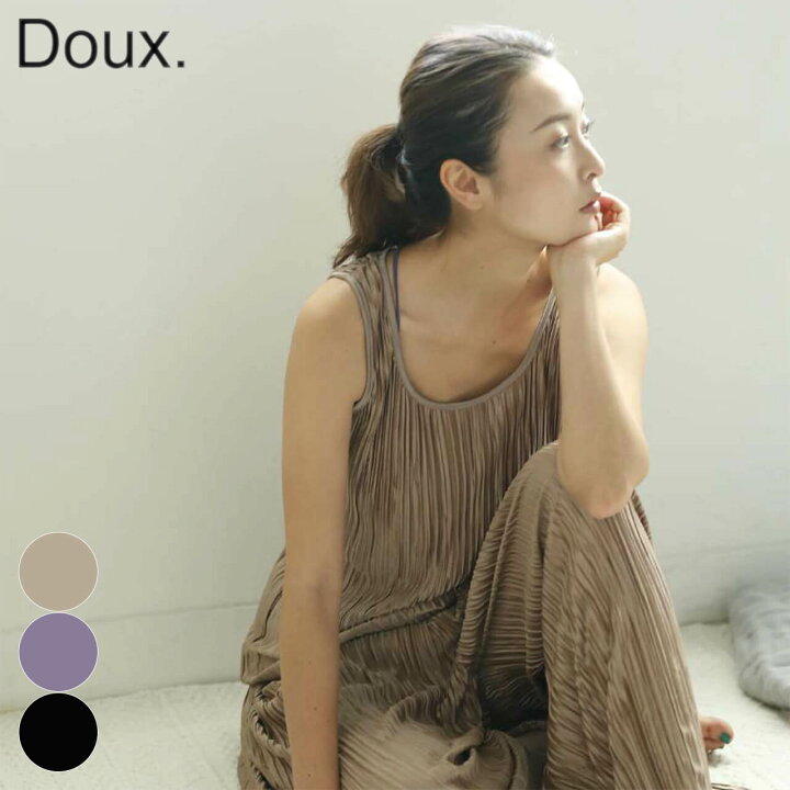 楽天市場】doux セール ワンマイルウェア バック刺繍トップス ルーム 