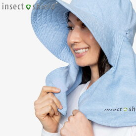 インセクトシールド セール 帽子 レディース メンズ ガーデンハット セール 虫除け 農作業 虫よけ帽子 防蚊 insect shield 蚊 対策 グッズ 屋外 アウトドア キャンプ 登山 バーベキュー ガーデニング 釣り ウォーキング