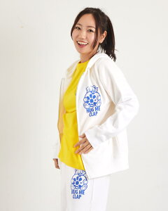 clap �N���b�v �t�B�b�g�l�X�E�F�A �g�b�v�X ���f�B�[�X ���� HUG ME ZIP HOODIE S/�t���[�T�C�Y �g���[�j���O �_���X�E�F�A �W�b�v �p�[�J�[ �t�B�b�g�l�X �W�� 2025 �V��