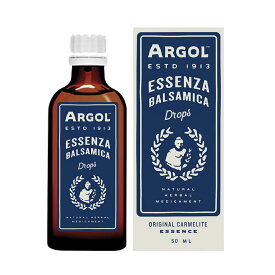 ARGOL アルゴール エッセンザバルサミカ ハーブドロップ 植物エッセンス 50mL 精油 アロマ 植物由来 リフレッシュ 無糖 ギフト セルフケア 喉ケア うがい 咳