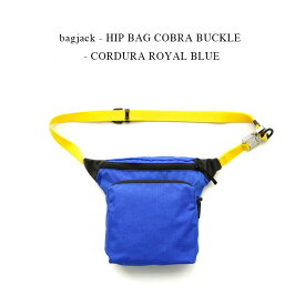 bagjack - HIP BAG COBRA BUCKLE - CORDURA ROYAL BLUE【国内正規】バッグジャック ヒップバッグ コブラ バックル コーデュラ ロイヤルブルー メンズレディース 耐久性 実用的 機能的 プレゼント