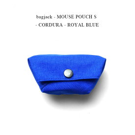 bagjack - MOUSE POUCH S - CORDURA - ROYAL BLUE【国内正規】バッグジャック マウスポーチ コーデュラ ロイヤルブルー メンズレディース 耐久性 実用的 機能的 プレゼント