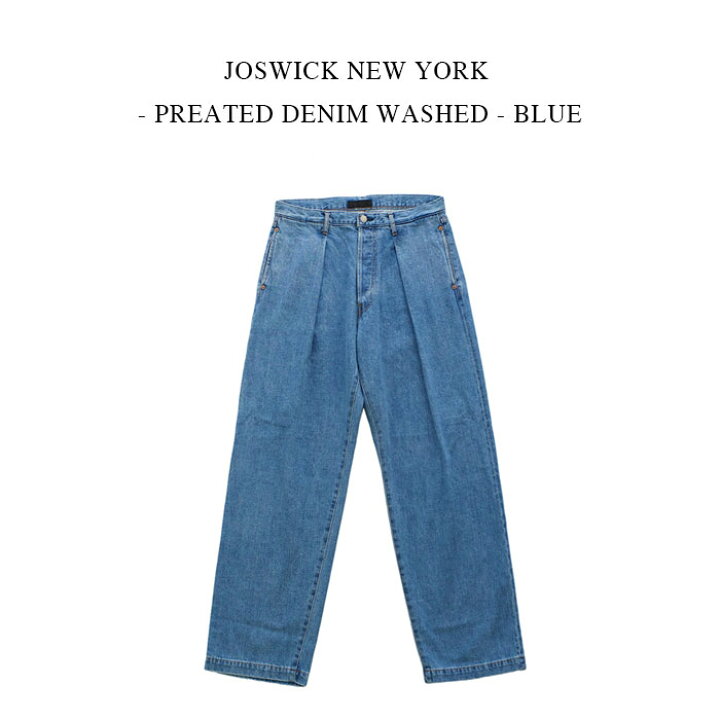 楽天市場】JOSWICK NEW YORK - PREATED DENIM WASHED - BLUE : PSC