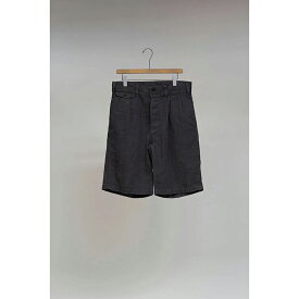 ◯Nigel Cabourn - DESERT SHORT -HEMP DENIM - CHARCOAL GREY