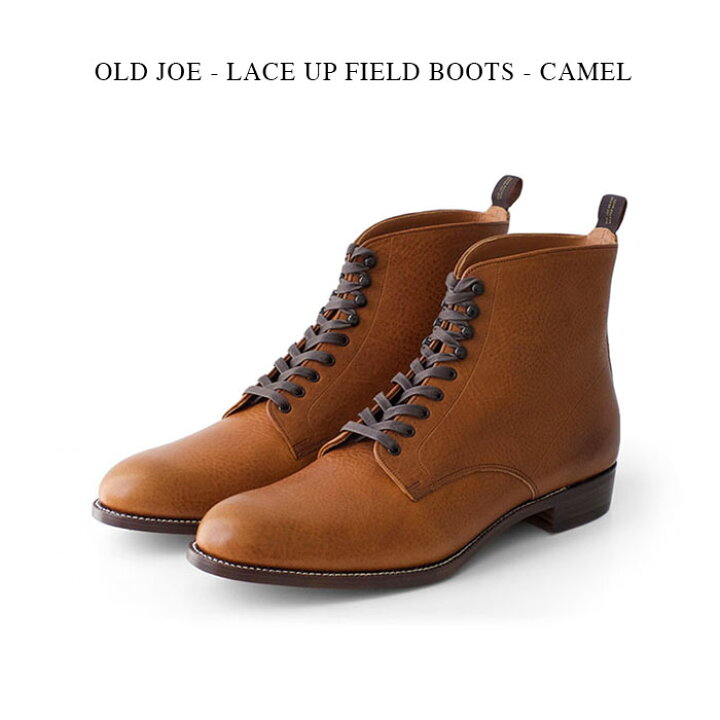 楽天市場】OLD JOE - LACE UP FIELD BOOTS - CAMEL オールドジョー 