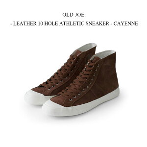 OLD JOE - LEATHER 10 HOLE ATHLETIC SNEAKER - CAYENNE