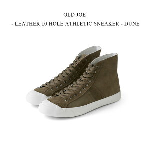 OLD JOE - LEATHER 10 HOLE ATHLETIC SNEAKER - DUNE