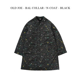OLD JOE - BAL COLLAR / N-COAT - BLACK オールドジョー 《ミッドセンチュリー スタンフォードカラーコート》