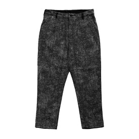 Porter Classic - PEELED CLOTH CROPPED PANTS - BLACK ポータークラシック《ピールドクロス クロップドパンツ》ブラック