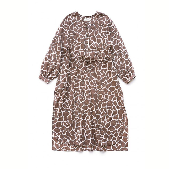 楽天市場】WRYHT - SLIT NECK PAJAMA DRESS - GIRAFFE ESPRESSO : PSC 
