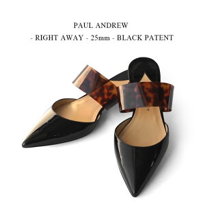 PAUL ANDREW - RIGHT AWAY - 25mm - BLACK PATENT