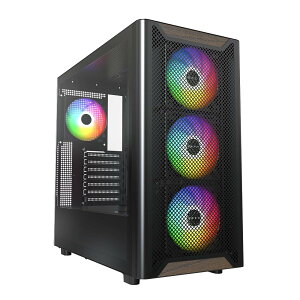 Montech PC�P�[�X XR Wood (B) ATX �}�U�[�{�[�h�Ή� �E�H���i�b�g�g�p�t�����g�E�b�h�v���[�g �E ���b�V���t�B���^�[ �E �K���X�p�l�� �̗p �^���[�^ PC�P�[�X (�u���b�N)