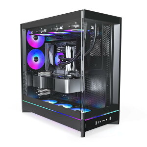 Montech HS02 PRO (B) �u���b�N�bATX �Ή� �~�h���^���[ PC�P�[�X �t�����b�V���\��/���G�A�t���[/�����K���X/�����e�b�N �y�������K�㗝�X�i�z