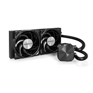 MONTECH HyperFlow SILENT 240mm ����CPU�N�[���[ �f���A���t�@�� �É��݌v �u���b�N �����e�b�N �y�������K�㗝�X�i�z HyperFlow SILENT 240 (B)