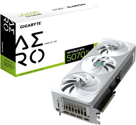 GIGABYTE NVIDIA RTX5070Ti 搭載 グラフィックボード GDDR7 16GB【国内正規代理店品】GV-N507TAERO OC-16GD