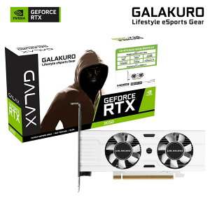 lu NVIDIA RTX3050  OtBbN{[h GDDR6 6GB ڃf yKiz GK-RTX3050-E6GB/WHITE/LP