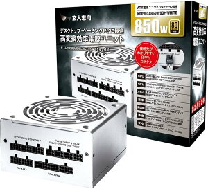 ���l�u�� �d�����j�b�g 850W ATX �d�� 80 PLUS �S�[���h PC�d�� �t���v���O�C�� �Z�~�t�@�����X �z���C�g KRPW-GA850W/90+/WHITE