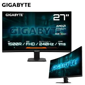 �yP3�{ 4/4 20:00~4/10 01:59�zGIGABYTE �M�K�o�C�g GS27FC2 �Q�[�~���O���j�^�[ 27�C���` 1500R �Ȗ� VA�p�l�� 240Hz 1ms ���� HDMI2.0 DisplayPort HDR 99%?sRGB �G���S�m�~�N�X�X�^���h �������K�i