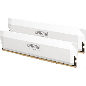 Crucial(�N���[�V����) PRO (�}�C�N������) �f�X�N�g�b�v�p������ 32GB×2�� DDR5-6400 �I�[�o�[�N���b�N �z���C�g CP2K32G64C40U5W�y�������K�㗝�X�i�z