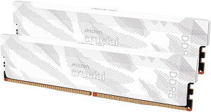 Crucial Pro DDR5 RAM 32GB �L�b�g (2x16GB) 6400MHz CL32 �I�[�o�[�N���b�N�f�X�N�g�b�v�R���s���[�^�Q�[�������� Intel XMP 3.0 / AMD EXPO �z���C�g - CP2K16G64C32U5W
