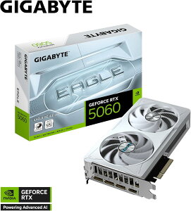 GIGABYTE NVIDIA Geforce RTX5060 ���� �O���t�B�b�N�{�[�h GDDR7 8GB �M�K�o�C�g �y�������K�㗝�X�i�z GV-N5060EAGLEOC ICE-8GD