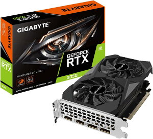 GIGABYTE NVIDIA RTX3050 ���� �O���t�B�b�N�{�[�h GDDR6 6GB�y�������K�㗝�X�i�z GV-N3050WF2OCV2-6GD