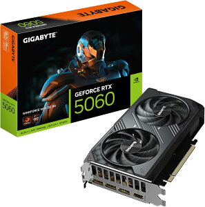 GIGABYTE NVIDIA Geforce RTX5060 ���� �O���t�B�b�N�{�[�h GDDR7 8GB �M�K�o�C�g �y�������K�㗝�X�i�z GV-N5060WF2MAX OC-8GD