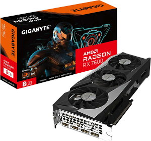 GIGABYTE AMD Radeon RX7600���� �O���t�B�b�N�{�[�h GDDR6 8GB�y�������K�㗝�X�z GV-R76GAMING OC-8GD