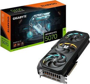 GIGABYTE NVIDIA Geforce RTX5070 ���� �O���t�B�b�N�{�[�h GDDR7 12GB �M�K�o�C�g �y�������K�㗝�X�i�zGV-N5070GAMING OC-12GD